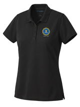 Federal Bureau of Investigation (FBI) Women's Dri Fit Polo  Black government employee uniform shirt