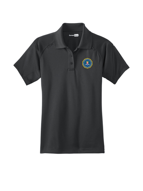 FBI_Womens_Tactical_Short_Sleeve_Polo_-_Slate_Gray