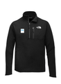 FDA Men's 1/2 Zip Fleece White Logo Front