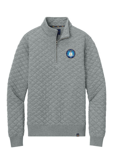 FDA Men's Diamond Quarter Zip Seal Front
