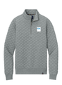 FDA Men's Diamond Quarter Zip White Logo Front
