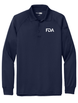FDA Men's Tactical Long Sleeve Polo