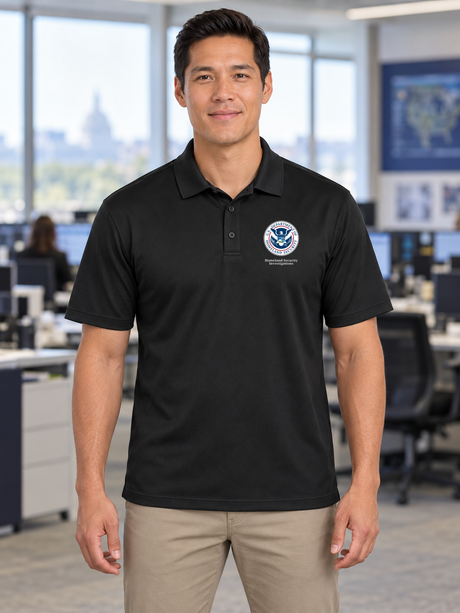 Lifestyle photograph of the existing product color and garment with product-specific source artwork.