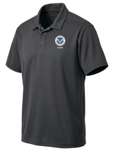 Federal Emergency Management Agency (FEMA) Men's Dri Fit Polo  Slate Gray government employee uniform shirt