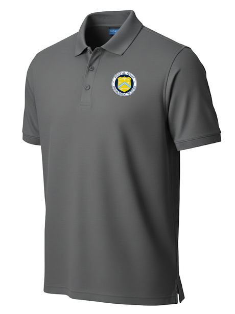 The Financial Crimes Enforcement Network (FINCEN) Men's Polo  Slate Gray government employee uniform shirt