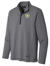 The Financial Crimes Enforcement Network (FINCEN) Men's Transition Quarter Zip  Slate Gray government employee uniform shirt