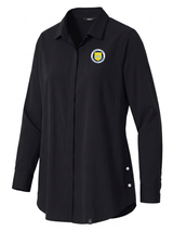The Financial Crimes Enforcement Network (FINCEN) Women's Commuter Shirt  Black government employee uniform shirt