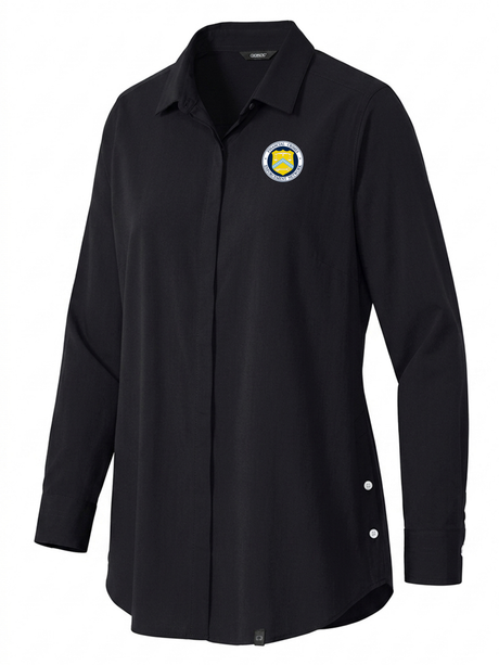 The Financial Crimes Enforcement Network (FINCEN) Women's Commuter Shirt  Black government employee uniform shirt
