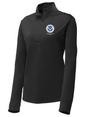 Federal Protective Service (FPS) Women's Lightweight Dri Fit 1/4 Zip  Black government employee uniform shirt