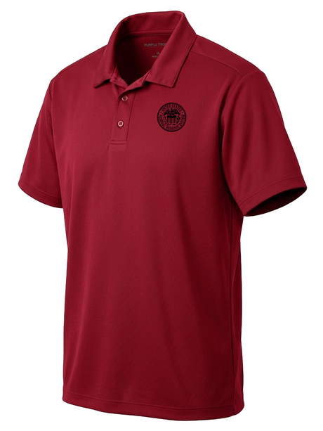 Federal Reserve System (FRS) Men's Dri Fit Polo  Red government employee uniform shirt