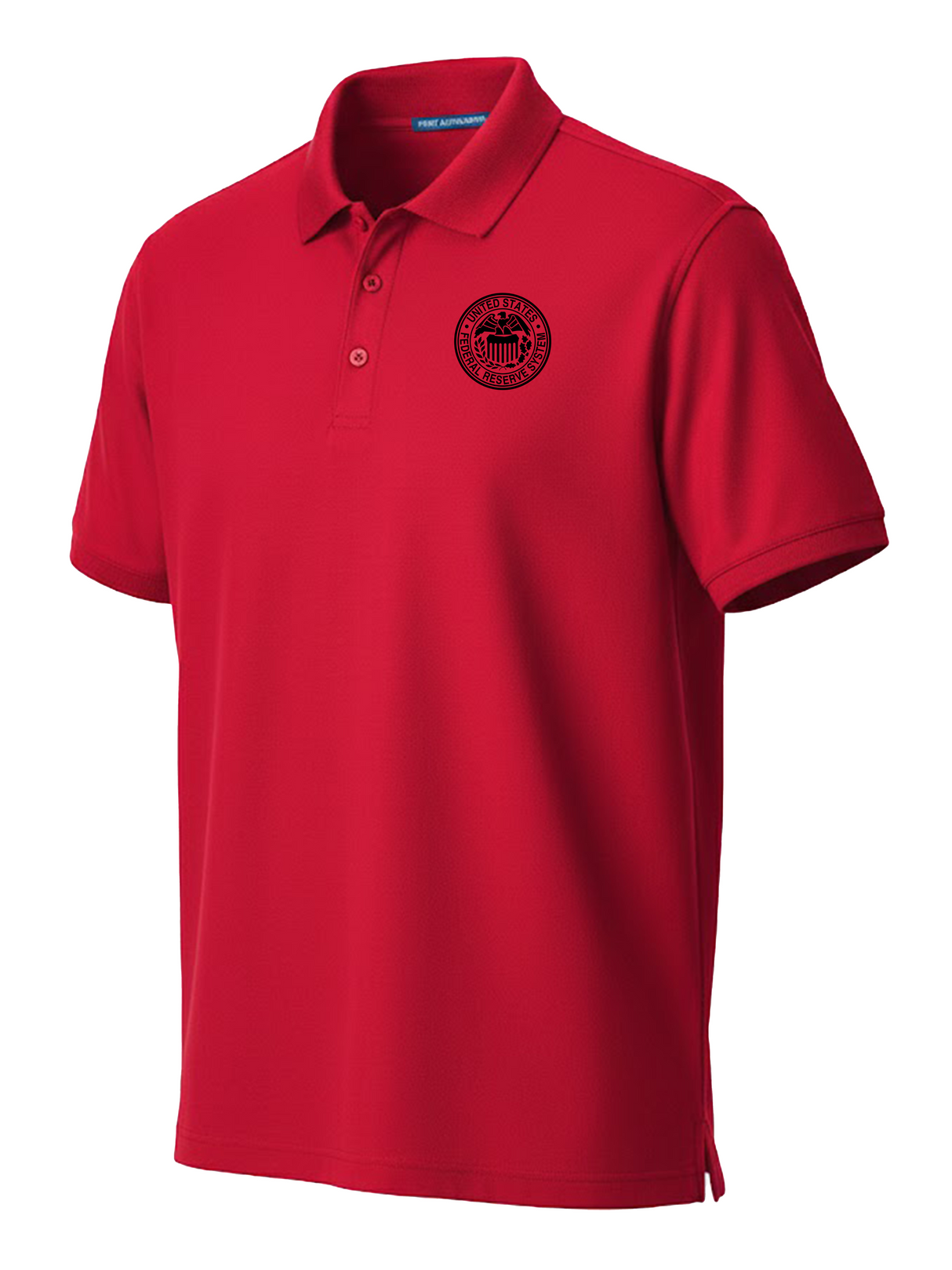 Federal Reserve System (FRS) Men's Polo  Red government employee uniform shirt