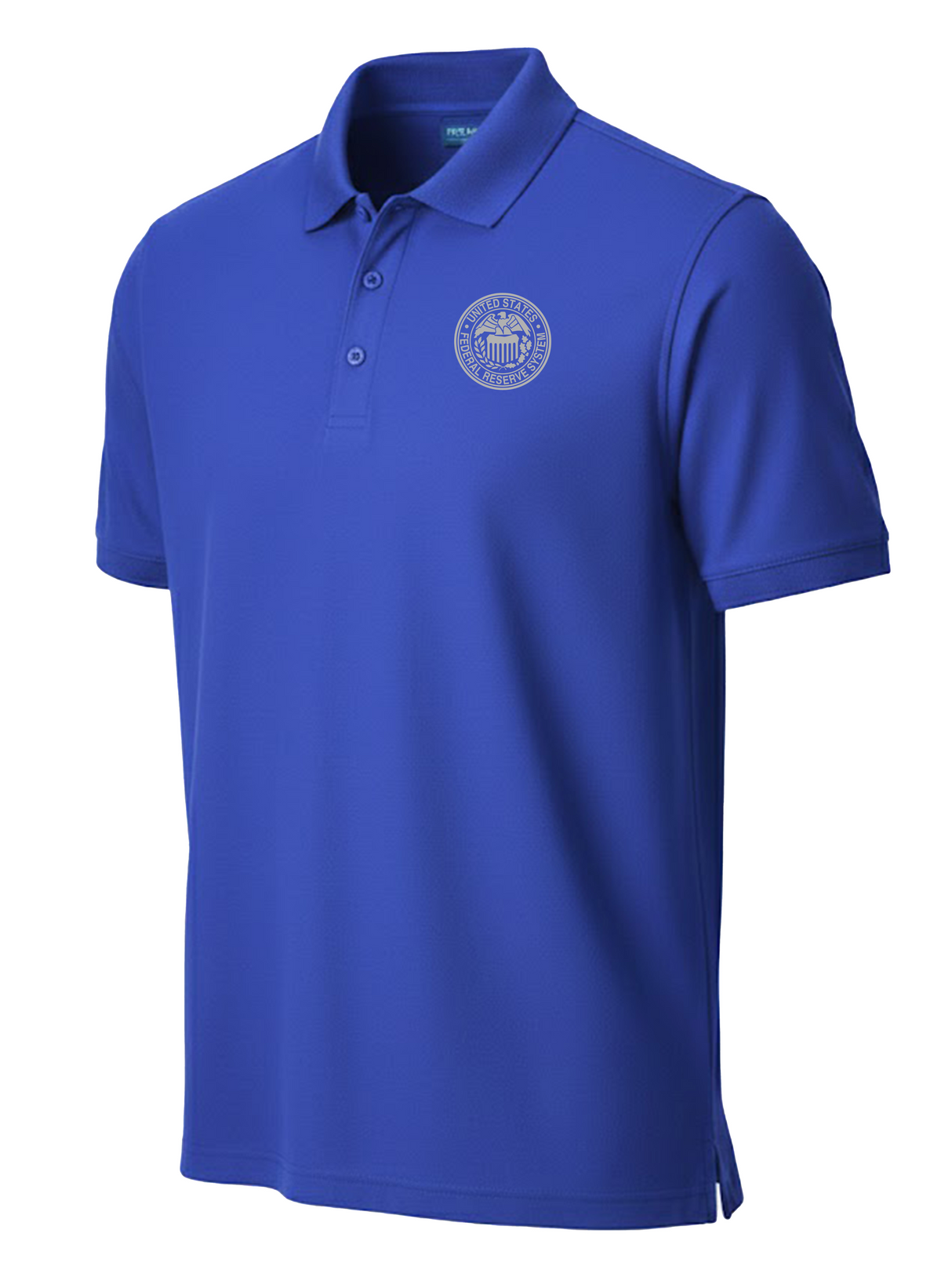 Federal Reserve System (FRS) Men's Polo  Royal Blue government employee uniform shirt