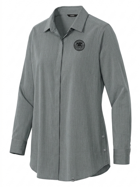 Federal Reserve System (FRS) Women's Commuter Shirt  Slate Gray government employee uniform shirt