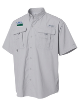 Farm Service Agency (FSA) Men's Columbia Bahama™ II Button Up Short Sleeve  Cool Grey government employee uniform shirt