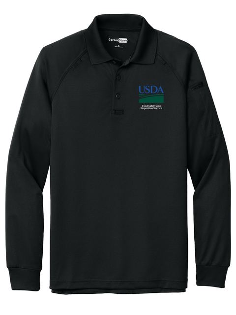 FSIS Men's Tactical Long Sleeve Polo