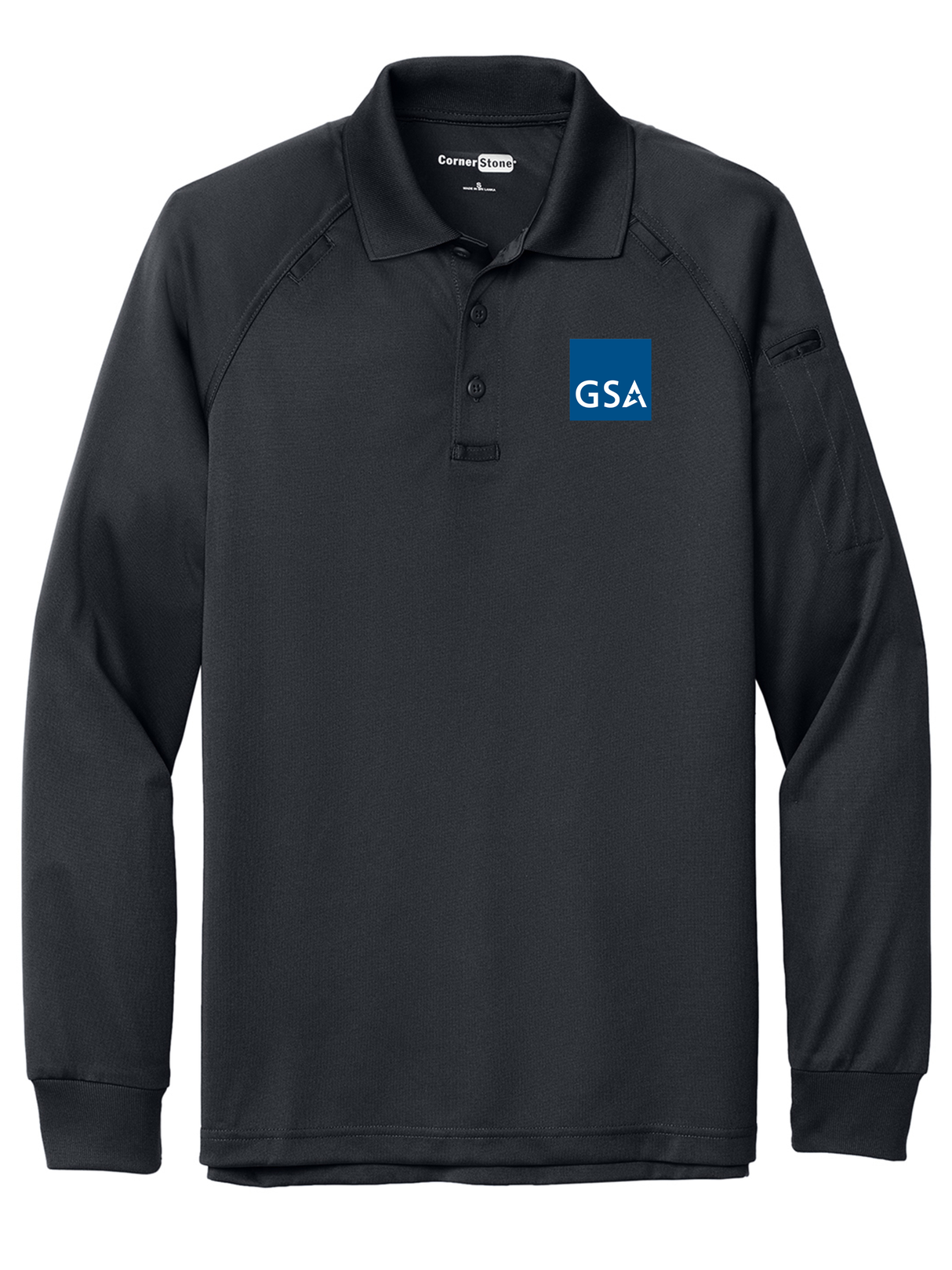 GSA Men's Tactical Long Sleeve Polo