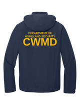 DHS Countering Weapons of Mass Destruction Office (CWMD) Men's Port Authority Torrent Waterproof Jacket back Navy Blue government employee uniform shirt