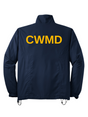 CWMD Agency Identifier Jacket Navy Blue - Back government employee uniform shirt