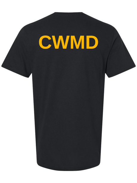 CWMD Agency Identifier T-Shirt Black - Back government employee uniform shirt