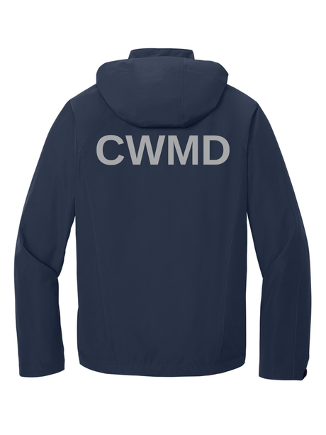 Countering Weapons of Mass Destruction Office (CWMD) Men's Port Authority Torrent Waterproof Jacket back Navy Blue government employee uniform shirt