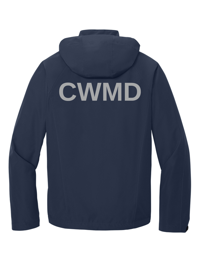 Countering Weapons of Mass Destruction Office (CWMD) Men's Port Authority Torrent Waterproof Jacket back Navy Blue government employee uniform shirt