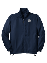Countering Weapons of Mass Destruction Office (CWMD) Men's Sport Tek Full-Zip Wind Jacket Navy Blue government employee uniform shirt