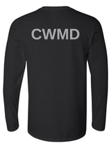 Countering Weapons of Mass Destruction Office (CWMD) Unisex Softstyle Long Sleeve T-Shirt back Black government employee uniform shirt