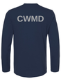 Countering Weapons of Mass Destruction Office (CWMD) Unisex Softstyle Long Sleeve T-Shirt Navy Blue back government employee uniform shirt
