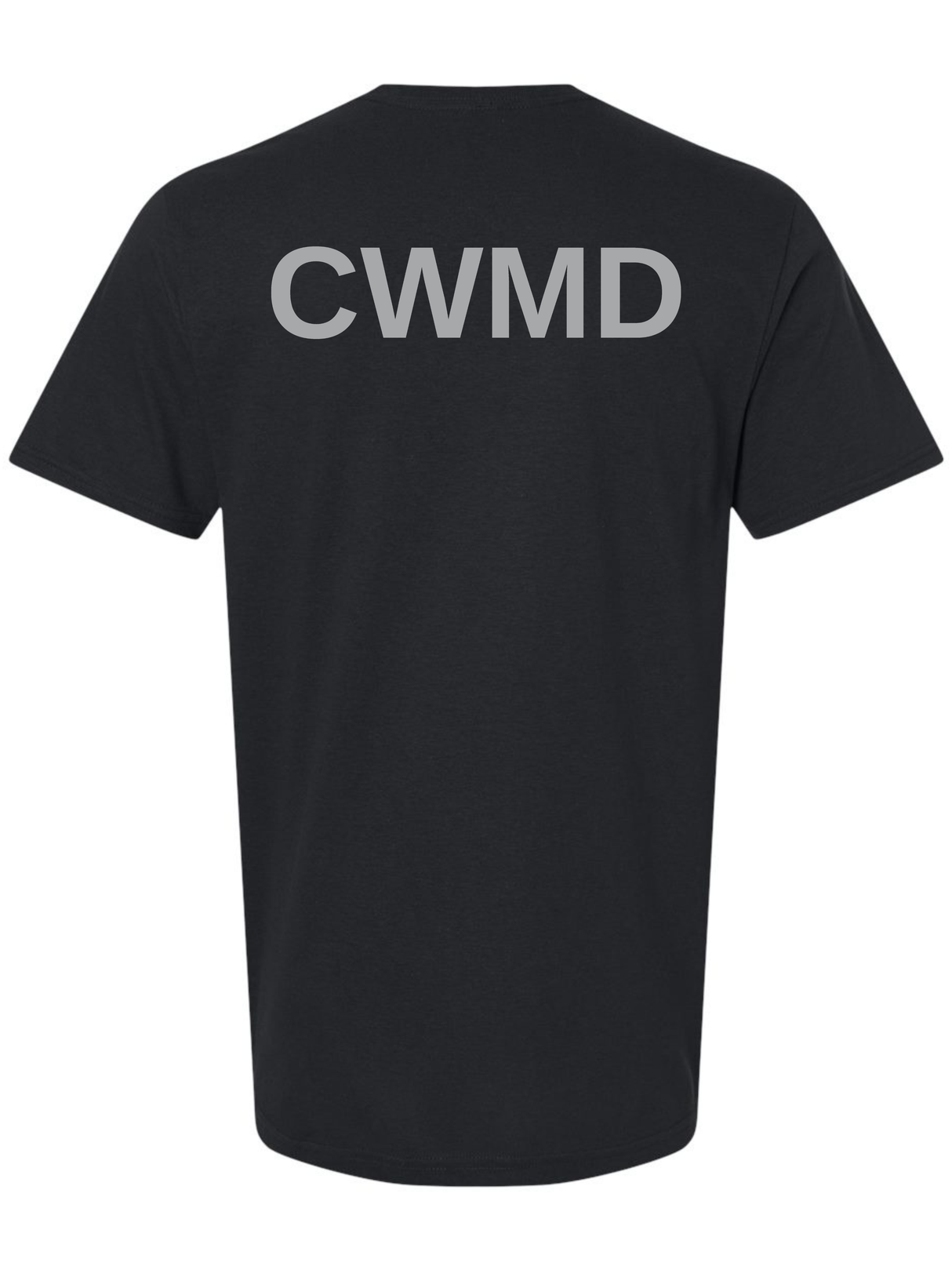 Countering Weapons of Mass Destruction Office (CWMD) Unisex Softstyle T-Shirt Black back government employee uniform shirt