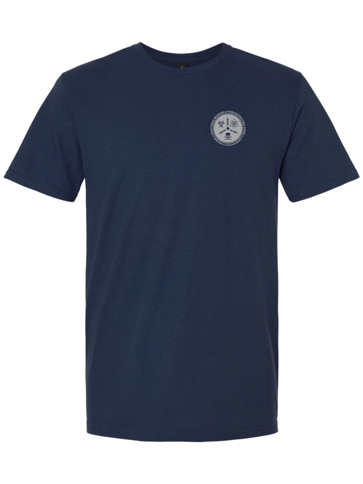 Countering Weapons of Mass Destruction Office (CWMD) Unisex Softstyle T-Shirt Navy Blue government employee uniform shirt