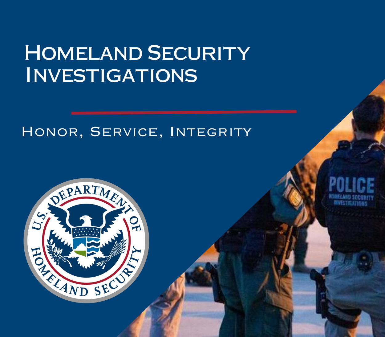 HSI - Dept Homeland Security Employee Uniforms – FEDS Apparel