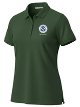 Homeland Security Investigations (HSI) Women's Polo  Dark Green government employee uniform shirt