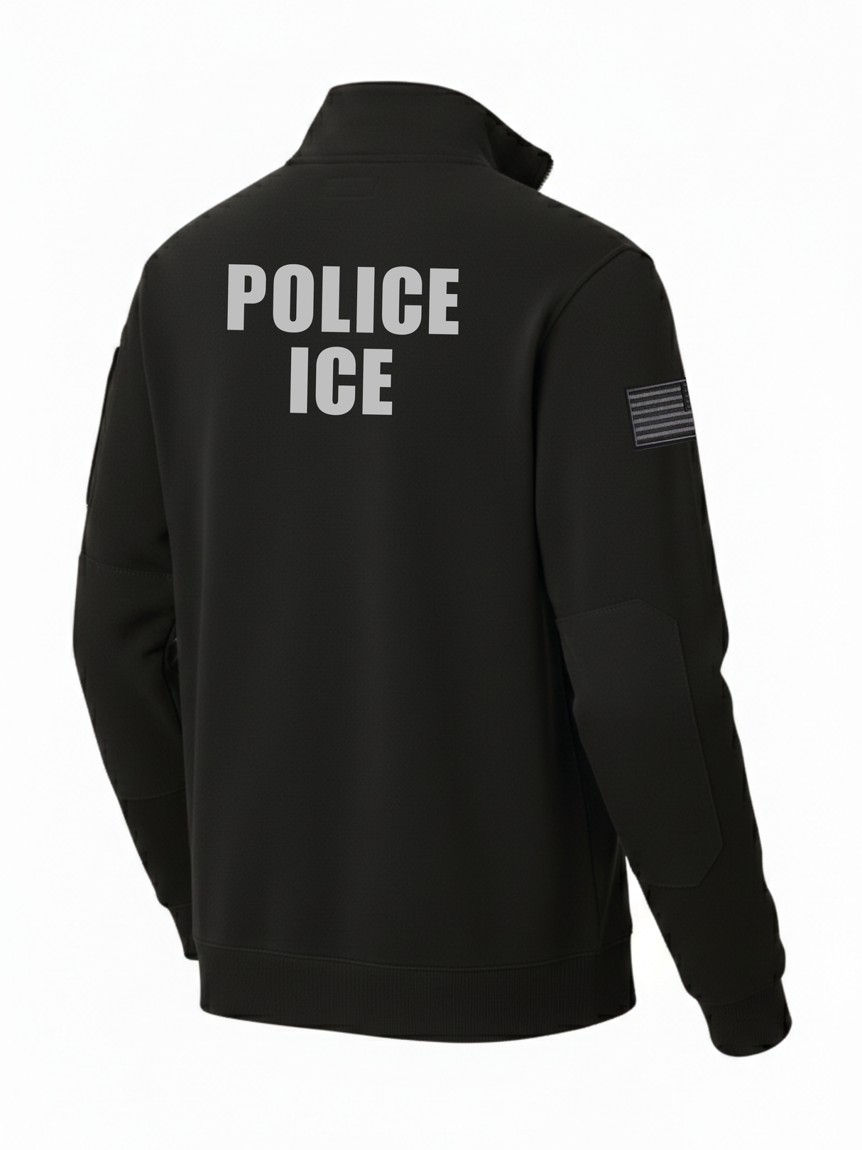 ICE Agency Tough Fleece Job Shirt  Black government employee uniform shirt