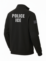 ICE Agency Tough Fleece Job Shirt  Black government employee uniform shirt