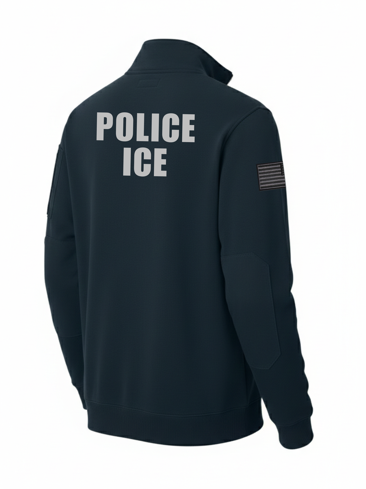 ICE Agency Tough Fleece Job Shirt  Navy Blue government employee uniform shirt