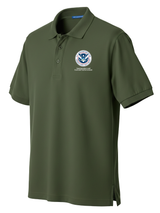 Immigration and Customs Enforcement (ICE) Men's Polo  Drab Green government employee uniform shirt