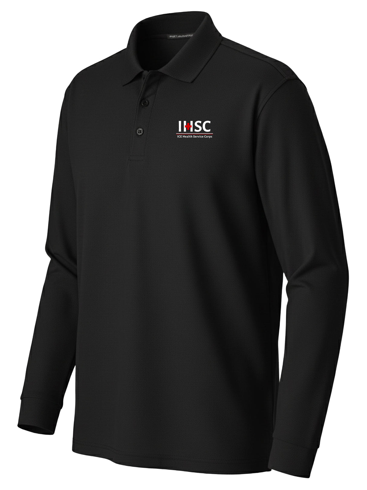 ICE HSC Men's Long Sleeve Agency Polo