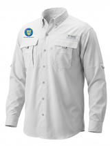 Internal Revenue Service (IRS) Men's Columbia Bahama™ II Button Up Long-Sleeve  White government employee uniform shirt