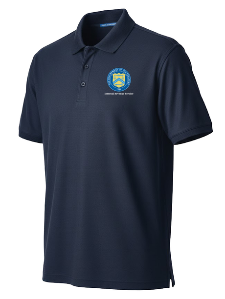 Internal Revenue Service (IRS) Men's Polo  Dark Navy government employee uniform shirt