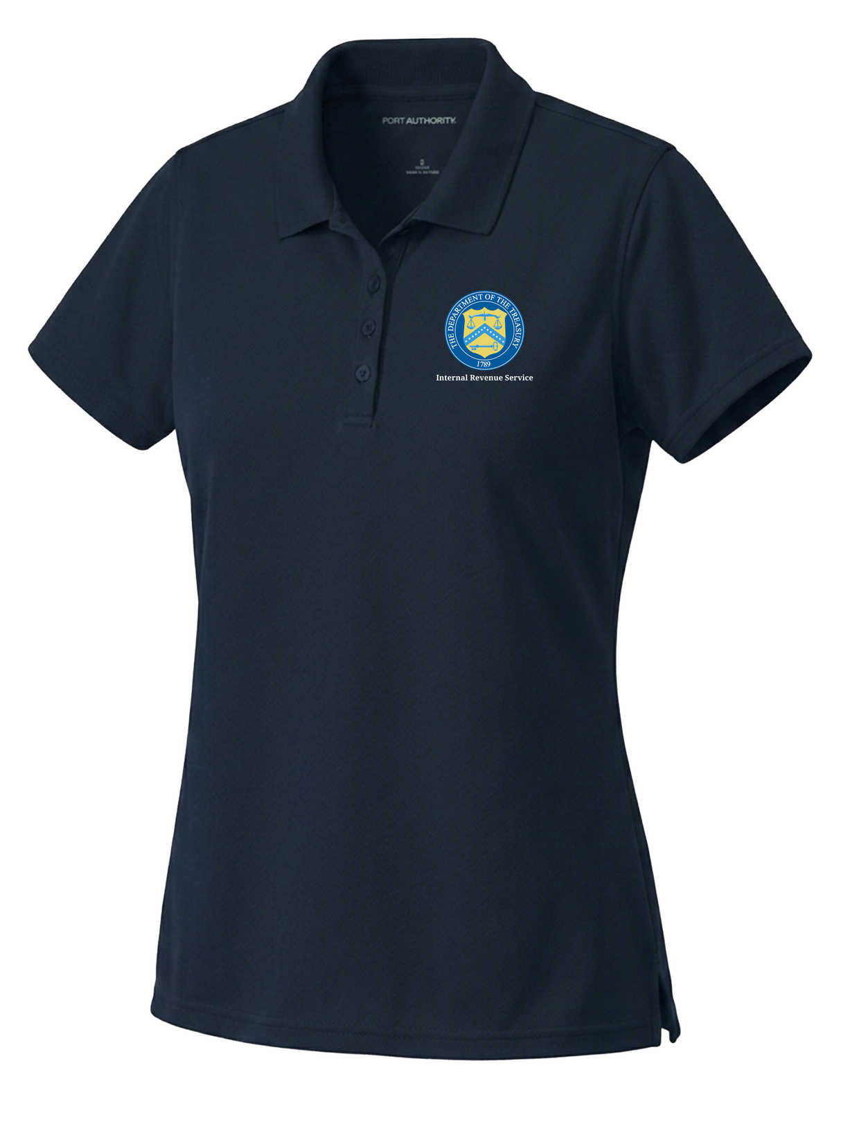 Internal Revenue Service (IRS) Women's Dri Fit Polo  Navy Blue government employee uniform shirt