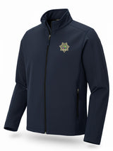 Florida Department of Juvenile Justice (DJJ) Men's Soft Shell Navy Blue government employee uniform shirt