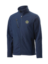 Florida Department of Juvenile Justice (DJJ) Men's Tactical Soft Shell Full-Zip Jacket Navy Blue government employee uniform shirt