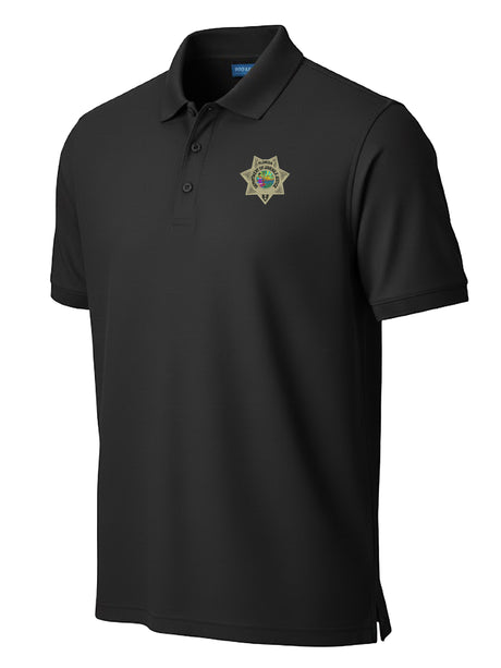 Florida Department of Juvenile Justice (DJJ) Men's Polo Black government employee uniform shirt