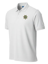 Florida Department of Juvenile Justice (DJJ) Men's Polo White government employee uniform shirt