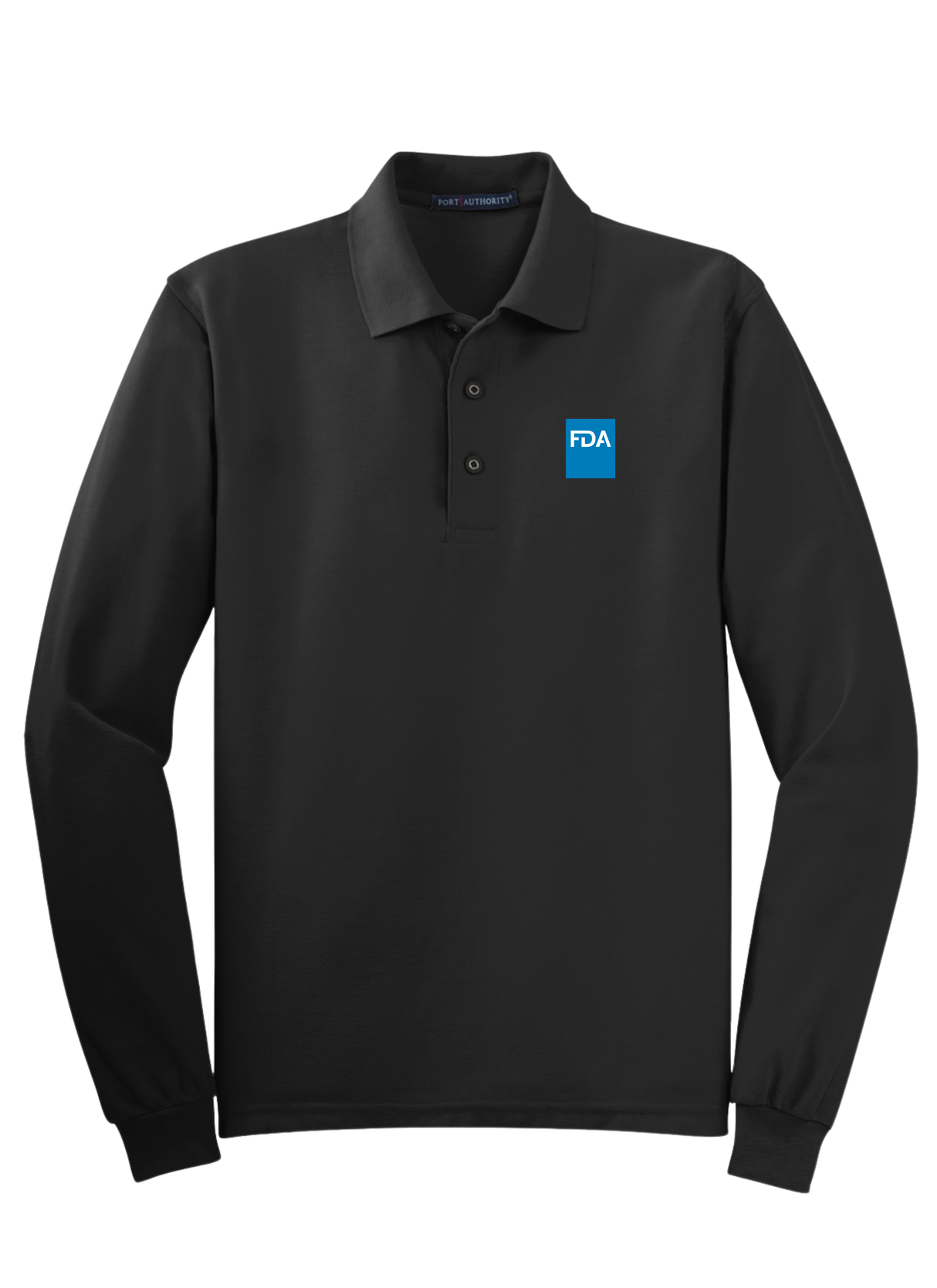 FDA Men's Long Sleeve Agency Polo