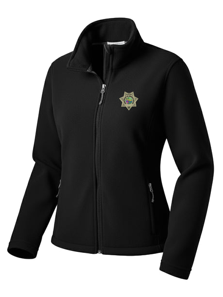 Florida Department of Juvenile Justice (DJJ) Women's Midweight Microfleece Black government employee uniform shirt