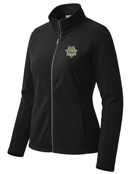 Florida Department of Juvenile Justice (DJJ) Women's Lightweight Microfleece Black government employee uniform shirt