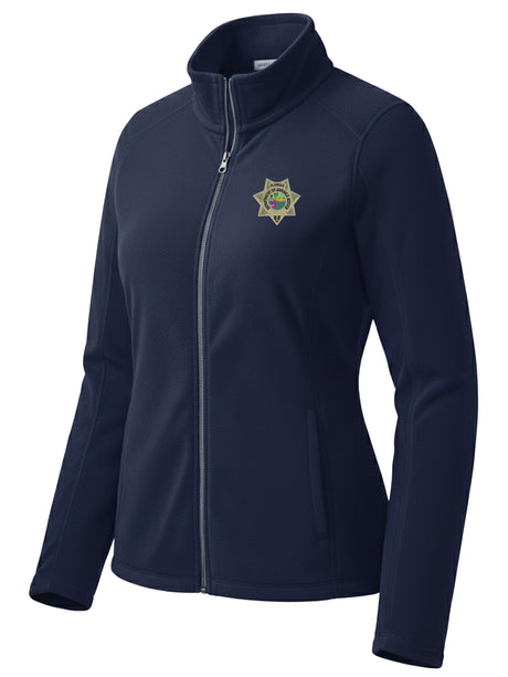 Florida Department of Juvenile Justice (DJJ) Women's Lightweight Microfleece Navy Blue government employee uniform shirt
