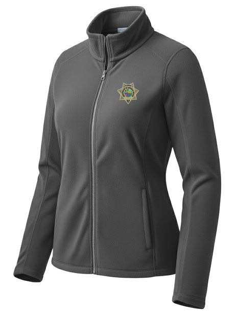 Florida Department of Juvenile Justice (DJJ) Women's Lightweight Microfleece Slate Gray government employee uniform shirt