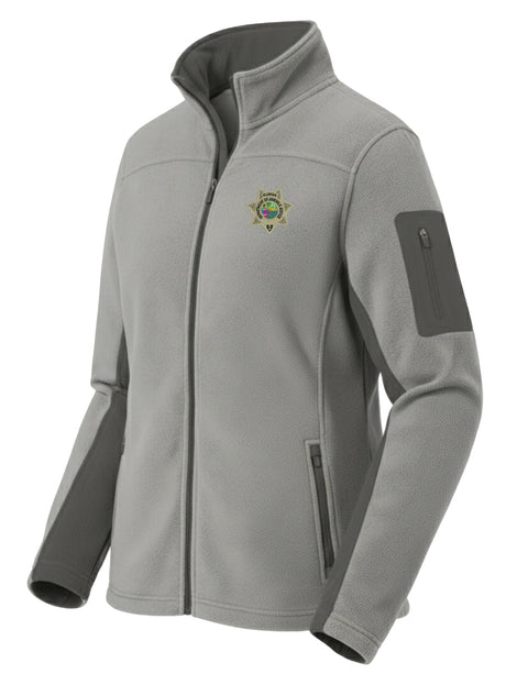 Florida Department of Juvenile Justice (DJJ) Women's Summit Fleece Gray government employee uniform shirt